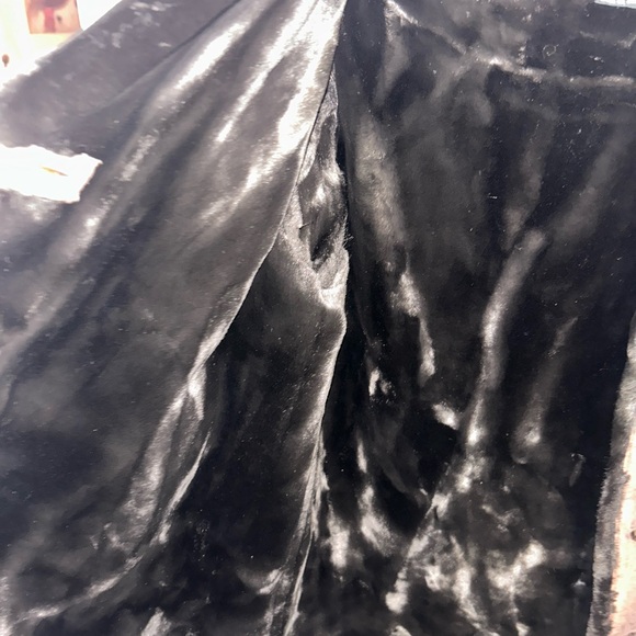 Vintage Gallery Genuine Leather Suede Button Front Coat w/Faux Fur Trim Womens L - Picture 5 of 8